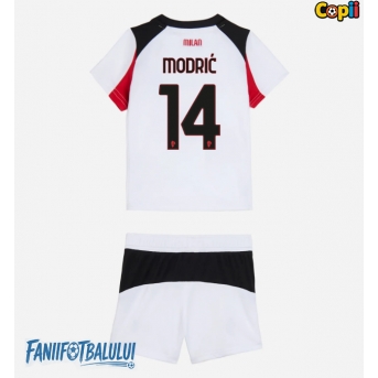 AC Milan Luka Modric #14 Echipament de Fotbal Replică 2025-26 Copii Deplasare (+ Șorturi)